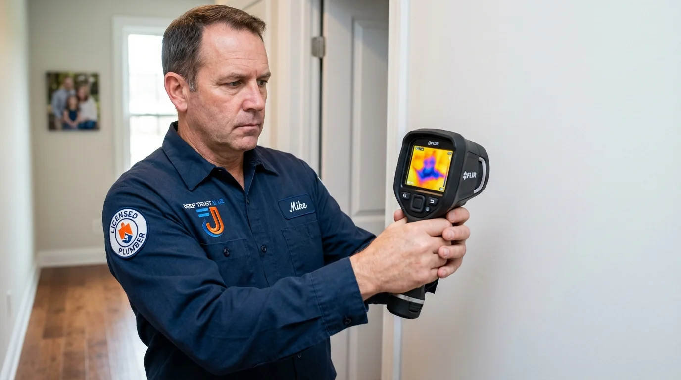 Thermal imaging leak detection by Johns Plumbing LLC in Paullina